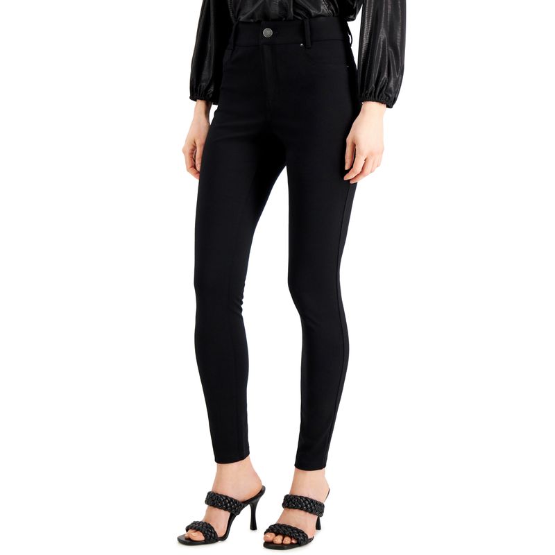 Petite High-Waisted Pont-Knit Curve Creator Pants